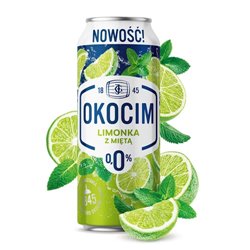 OKOCIM PIWO 0% LIMONKA 500ML