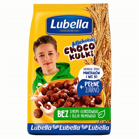 LUBELLA PŁATKI ŚNIADANIOWE CHOCO KULKI 500G