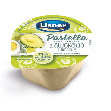 LISNER PASTELLA Z AVOKADO 80g