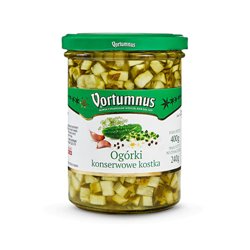VORTUMNUS OGÓRKI KONSERWOWE W KOSTCE 400g