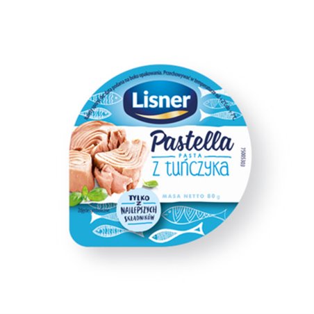 LISNER PASTELLA Z TUŃCZYKIEM 80g