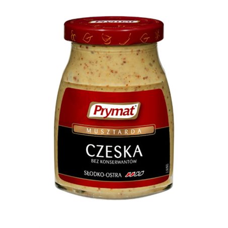 PRYMAT MUSZTARDA CZESKA 180g