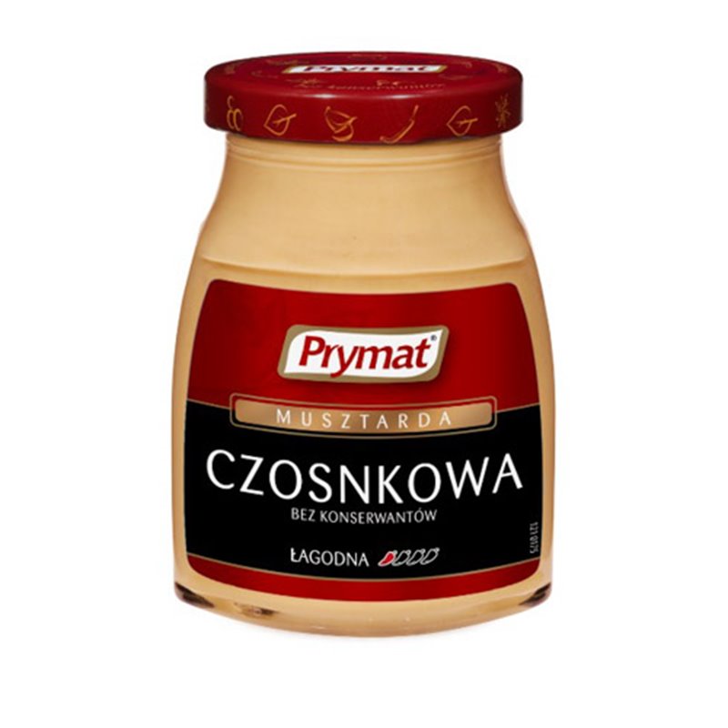 PRYMAT MUSZTARDA CZOSNKOWA 185g