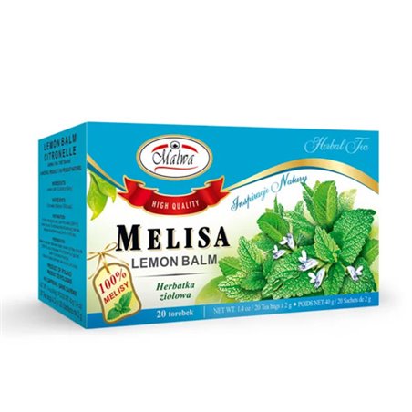 MALWA HERBATA ZIOŁOWA MELISA 20x2g 40g