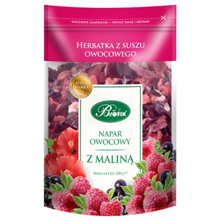 BIFIX HERBATA NAPAR OWOCOWY Z MALINĄ 100g