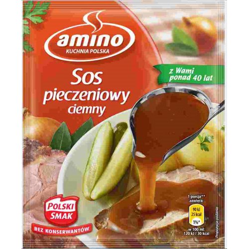 AMINO SOS PIECZENIOWY CIEMNY 38g