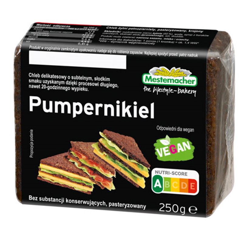 BENUS CHLEB PUMPERNIKIEL 250g