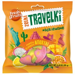 WAWEL ŻELKI TRAVELKI SMAK AMERYKI 80g