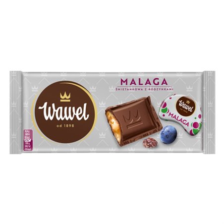 WAWEL CZEKOLADA MALAGA 92g