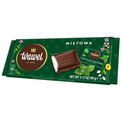 WAWEL CZEKOLADA MIĘTOWA 90g