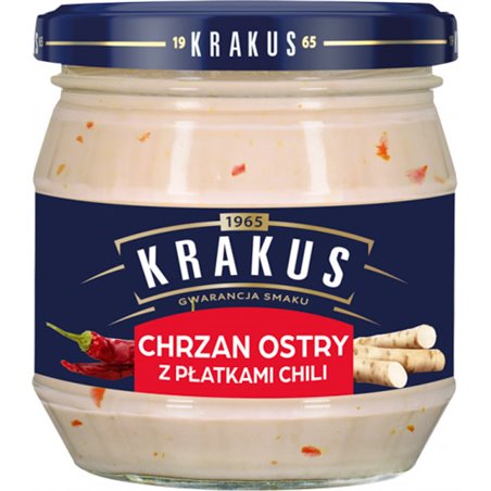 KRAKUS CHRZAN Z CHILI TARTY 180g