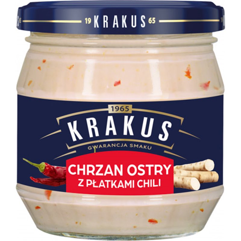 KRAKUS CHRZAN Z CHILI TARTY 180g