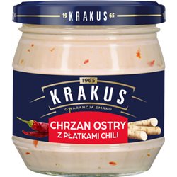 KRAKUS CHRZAN Z CHILI TARTY 180g