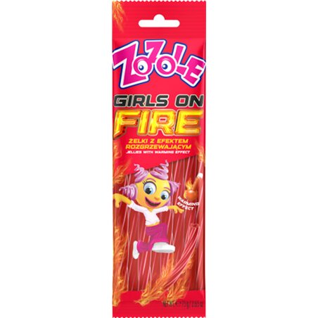 MIESZKO ŻELKI ZOZOLE STICKS FIRE 75g