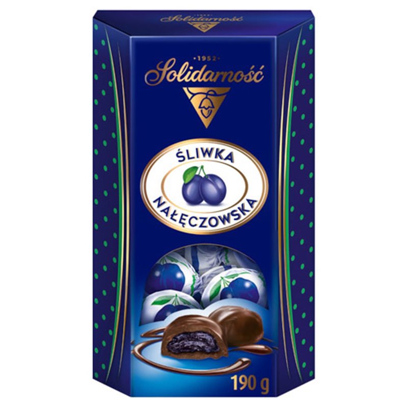 SOLIDARNOŚĆ CZEKOLADKI ŚLIWKA NAŁĘCZOWIANKA 190g