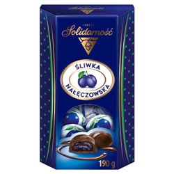 SOLIDARNOŚĆ CZEKOLADKI ŚLIWKA NAŁĘCZOWIANKA 190g