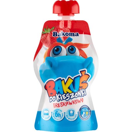 BAKOMA SEREK BAKUŚ DO KIESZENI TRUSKAWKA 80g