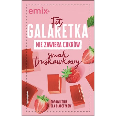 EMIX GALARETKA BEZ CUKRU TRUSKAWKOWA 25g