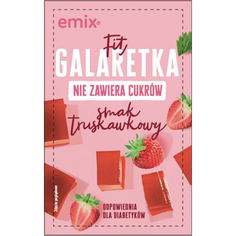 EMIX GALARETKA BEZ CUKRU TRUSKAWKOWA 25g
