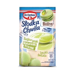 DR.OETKER BUDYŃ SŁODKA CHWILA MAKARONIKI PISTACJOWE 42G