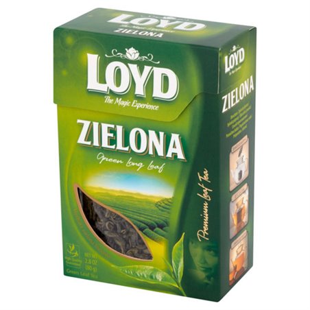 MOKATE HERBATA LOYD LIŚĆ ZIELONA 80g