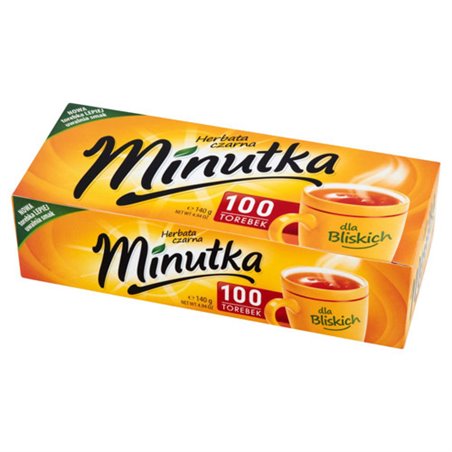 MOKATE HERBATA MINUTKA CZARNA 100x1,4g 140g