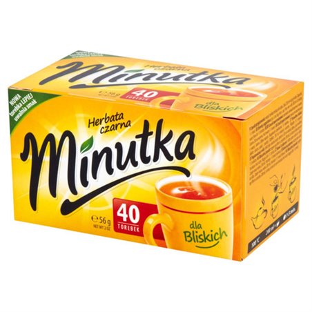 MOKATE HERBATA MINUTKA CZARNA 40x1,4g 56g