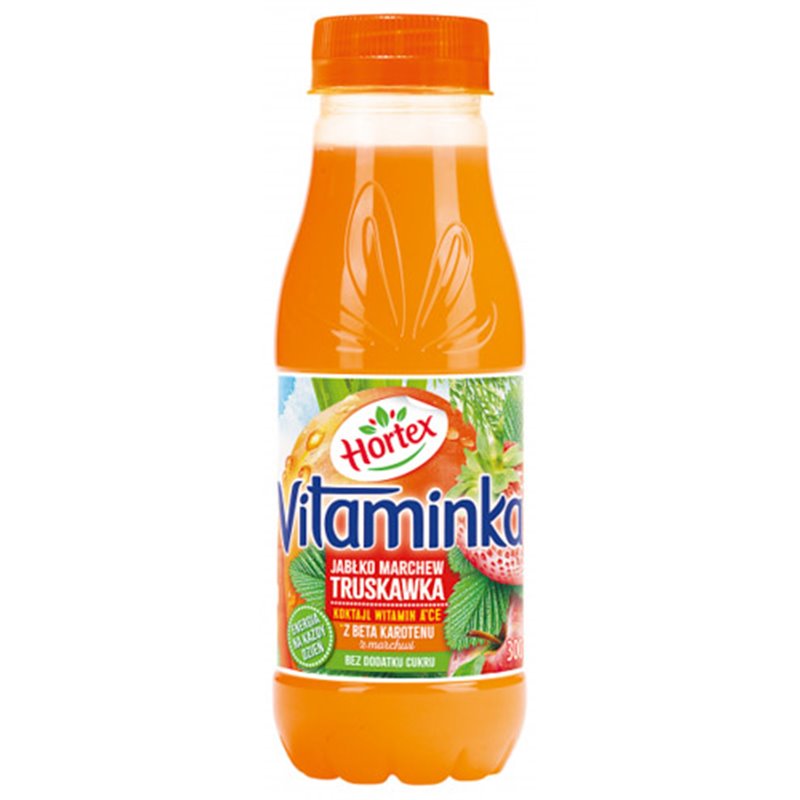 HORTEX SOK VITAMINKA MARCHEWKA JABŁKO TRUSKAWKA 300ml