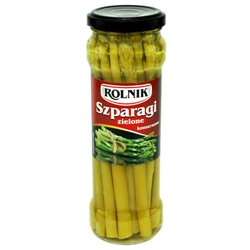 ROLNIK SZPARAGI CAŁE ZIELONE 330g/370ml
