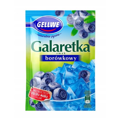GELLWE GALARETKA BORÓWKA 72g
