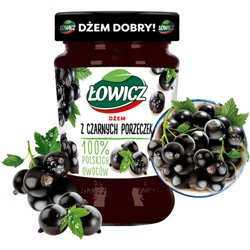 ŁOWICZ DŻEM CZARNA PORZECZKA 280g
