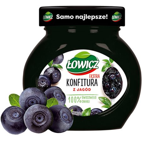 ŁOWICZ KONFITURA Z JAGÓD 240g