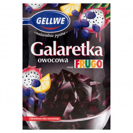 GELLWE GALARETKA FRUGO CZARNA 72g