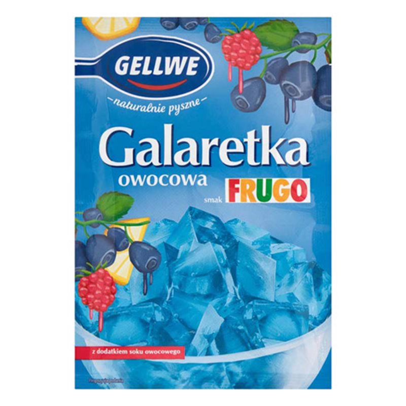GELLWE GALARETKA FRUGO NIEBIESKA 72g