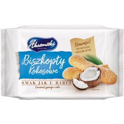 EUROSNACK BISZKOPTY AKSAMITKI KOKOSOWE 80g