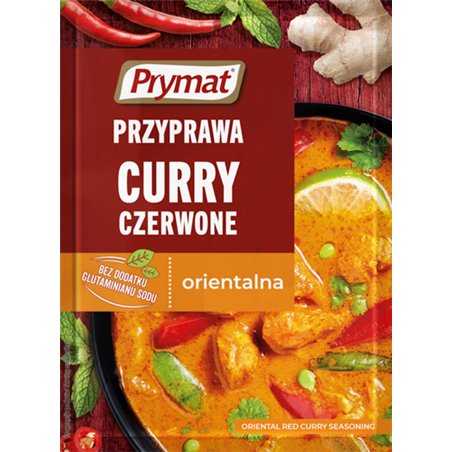 PRYMAT PRZYPRAWA CURRY CZERWONA 20g