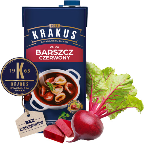 KRAKUS ZUPA BARSZCZ CZERWONY 1L