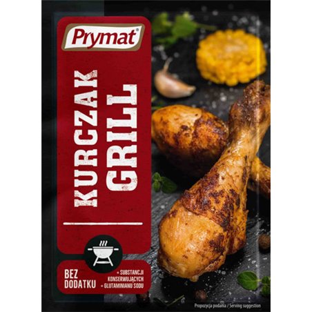 PRYMAT PRZYPRAWA DO KURCZAKA Z GRILLA 25g