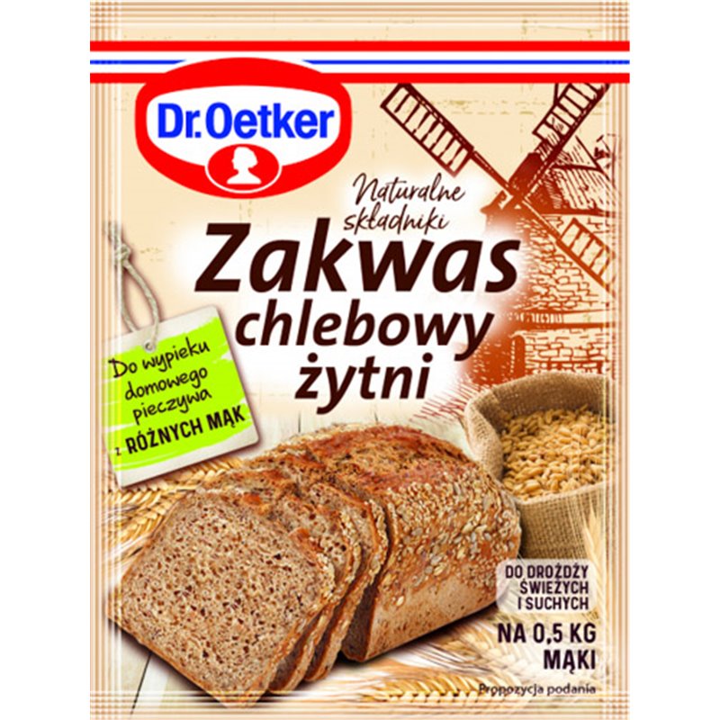DR.OETKER ZAKWAS CHLEBOWY ŻYTNI 15g