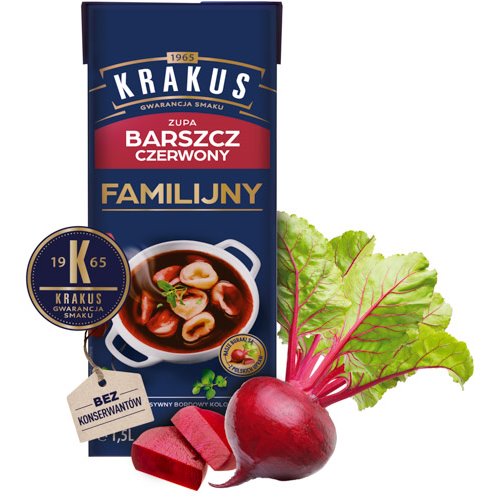 KRAKUS ZUPA BARSZCZ CZERWONY 1,5L