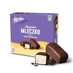 MILKA CZEKOLADKI ALPEJSKIE MLECZKO WANILIOWE 330g