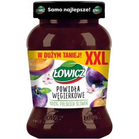 ŁOWICZ POWIDŁA WĘGIERSKIE 490g