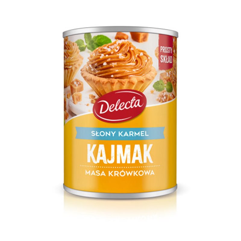 DELECTA MASA KRÓWKOWA SŁONY KARMEL 400g