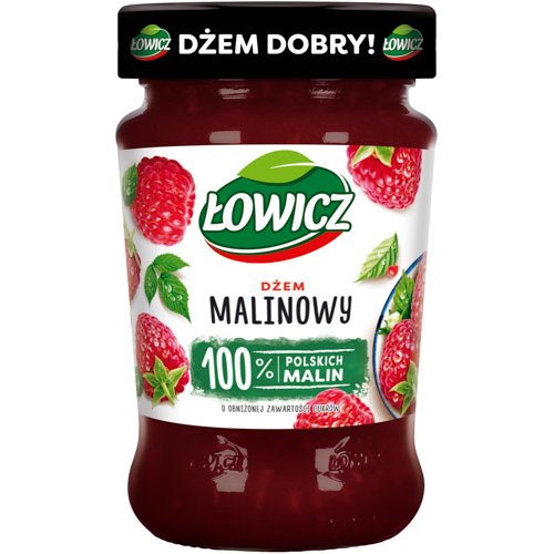 ŁOWICZ DŻEM MALINOWY 280g