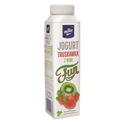 MLEKPOL JOGURT PITNY MILKO FUN TRUSKAWKA Z KIWI 330g
