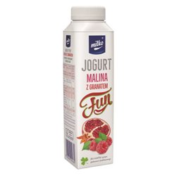 MLEKPOL JOGURT PITNY MILKO FUN MALINA Z GRANATEM 330g