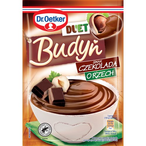 DR.OETKER BUDYŃ DUET CZEKOLADA I ORZECH 40g