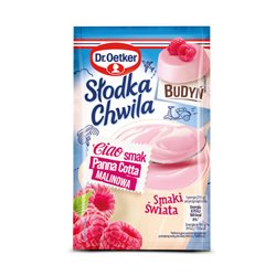 DR.OETKER BUDYŃ SŁODKA CHWILA PANNA COTTA MALINOWA 43G