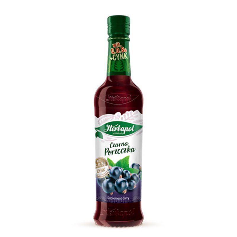 HERBAPOL SYROP CZARNA PORZECZKA 420ML