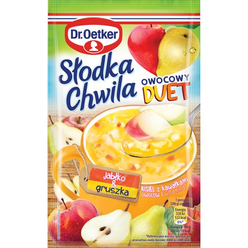 DR.OETKER KISIEL DUET SŁODKA CHWILA JABŁKO GRUSZKA 31,5G
